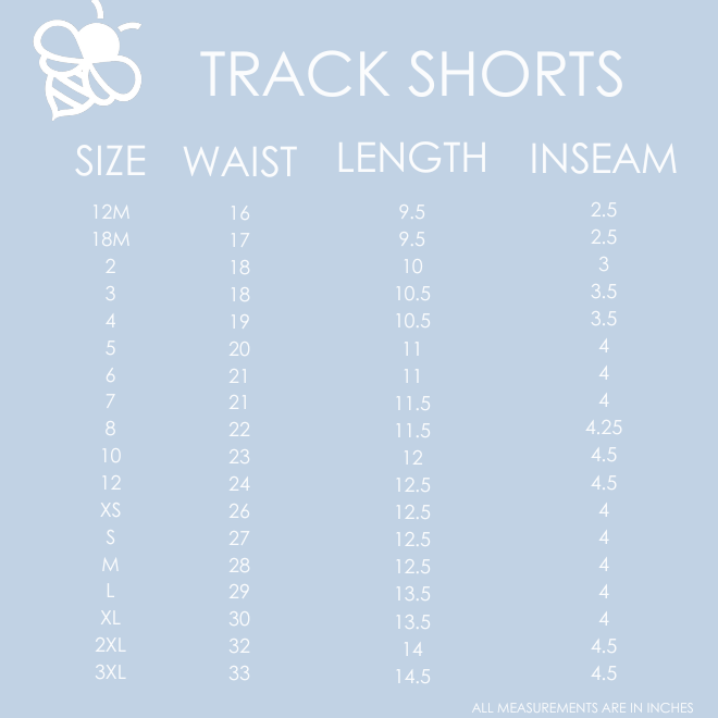 Track Shorts Retro Tulips