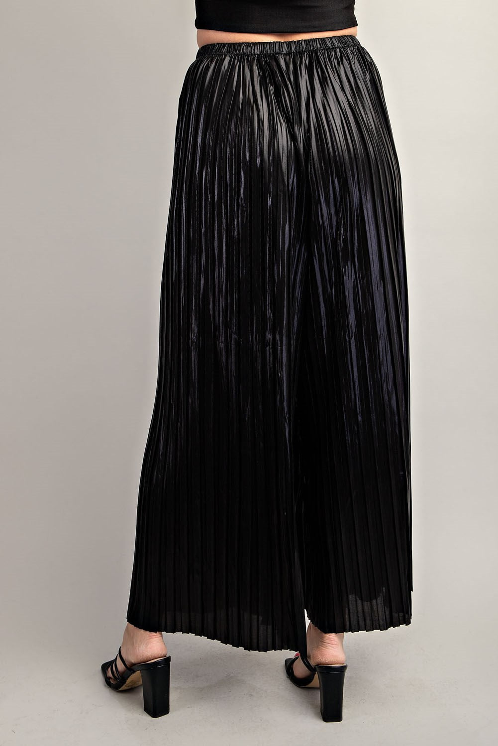Pleated Wide Leg Pants