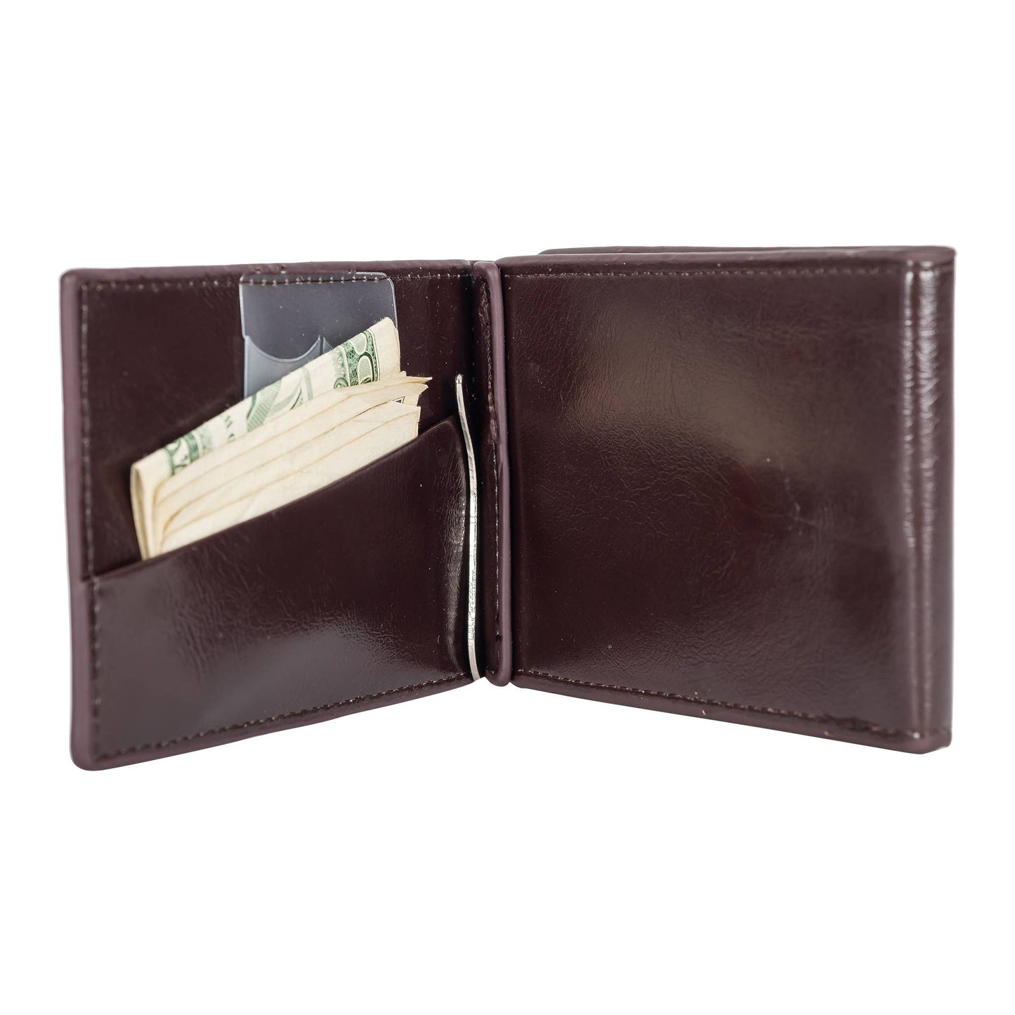 Tri Fold Money Clip Wallet