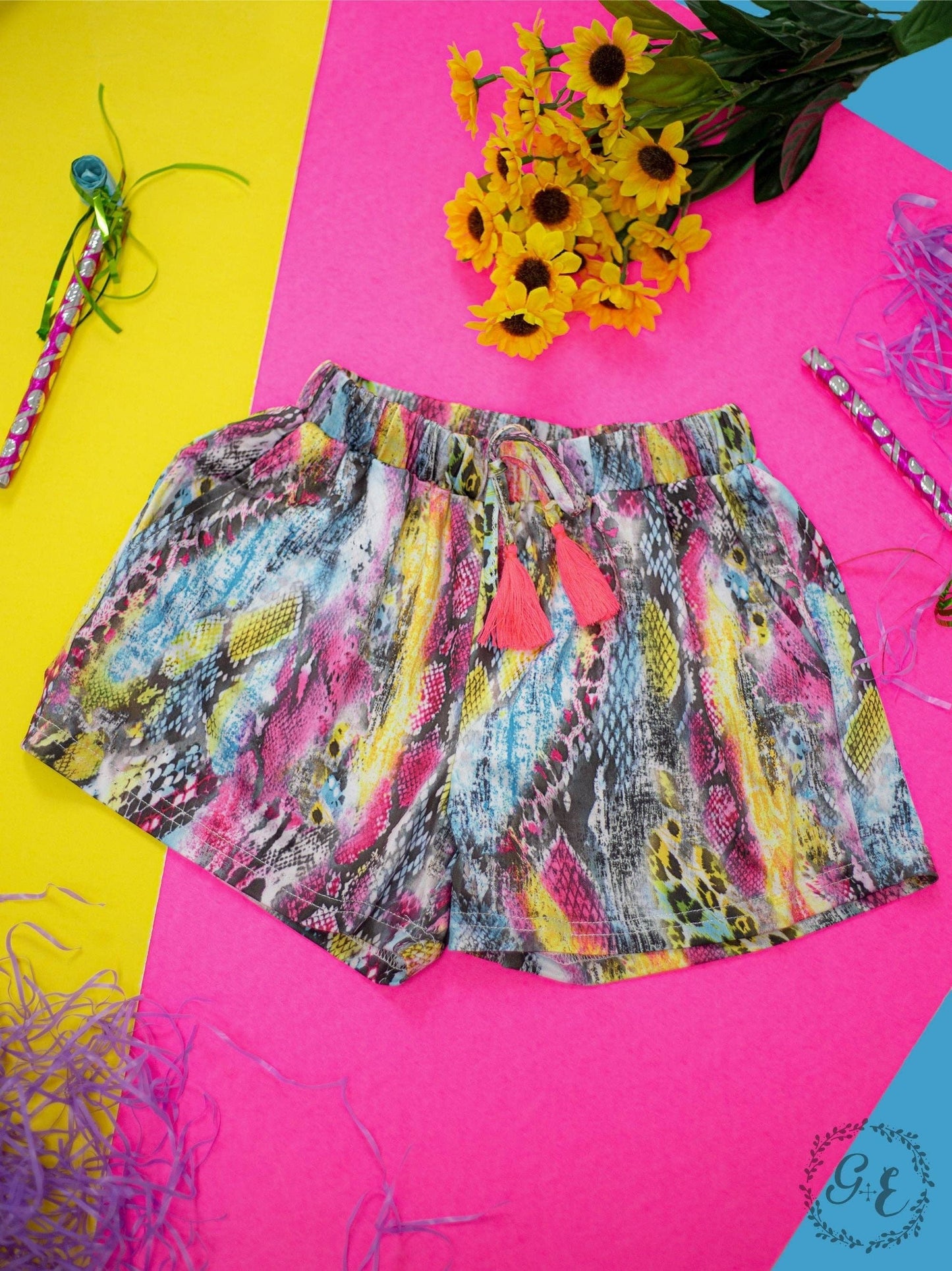 Over the Rainbow Snake Shorts