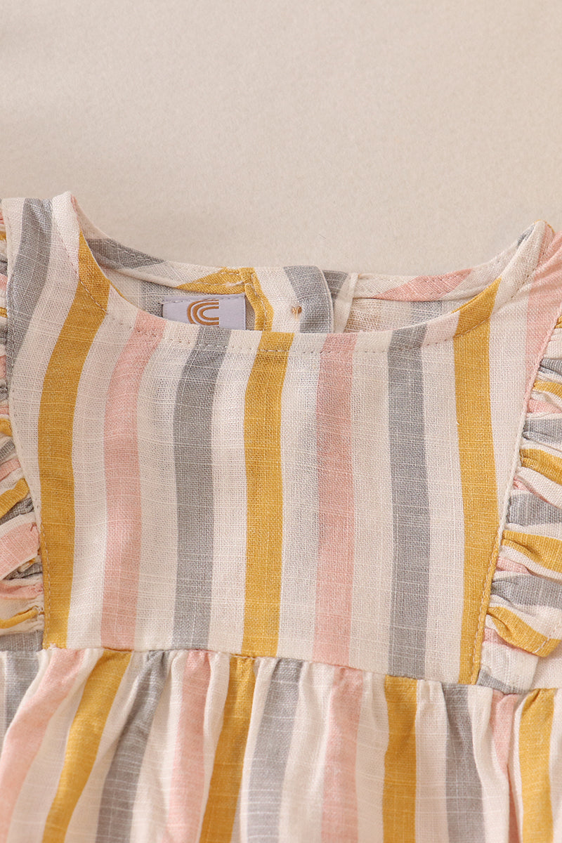 Linen Striped Bubble