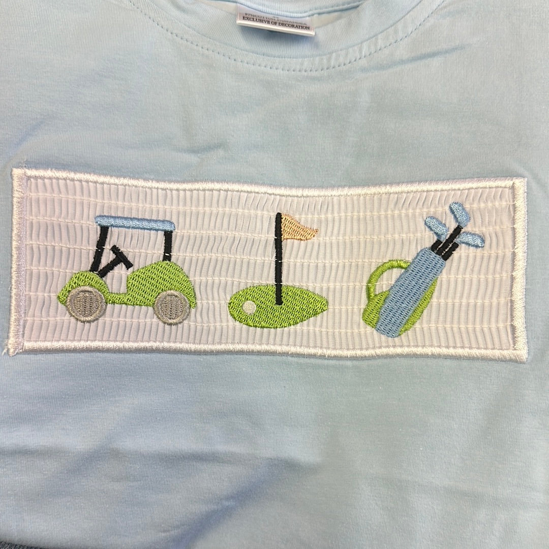 Golf applique Shirt