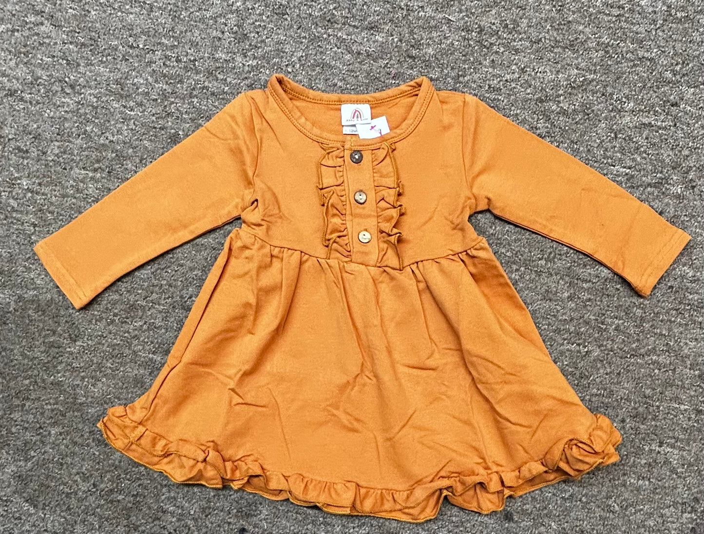 Ruffle Button Down Dress