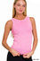 2 Way Washed Ribbed Tank