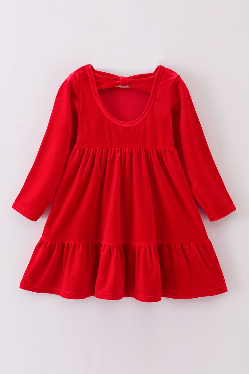 Velvet Tiered Dress