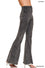 Acid wash flare Pants
