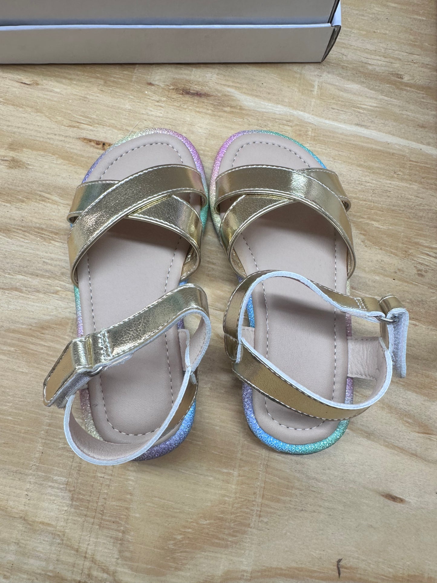 Golden Rainbow Sandal