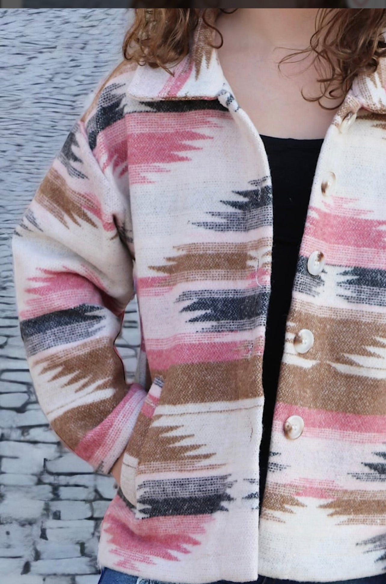 Pink Aztec Jacket