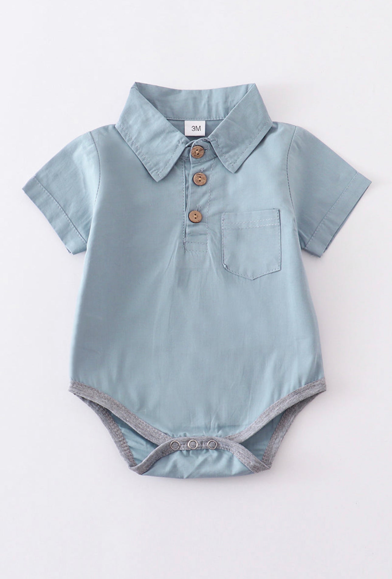 Ocean Button Down Romper