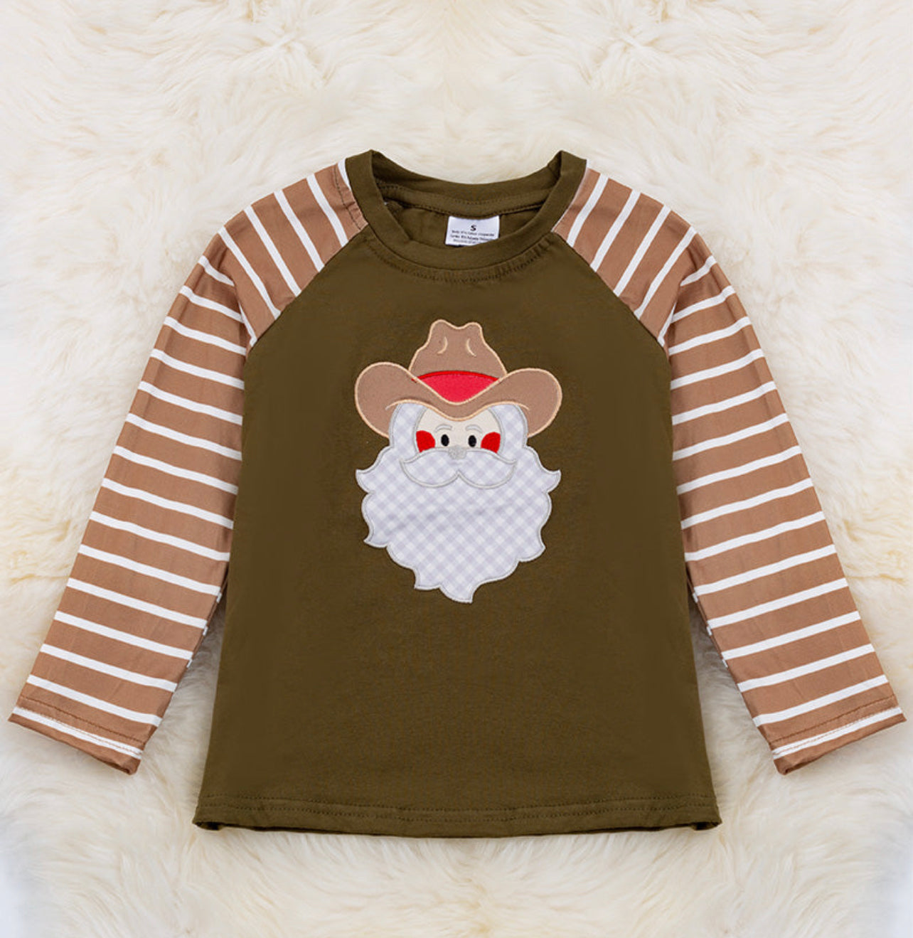 Cowboy Santa Long Sleeve Tee