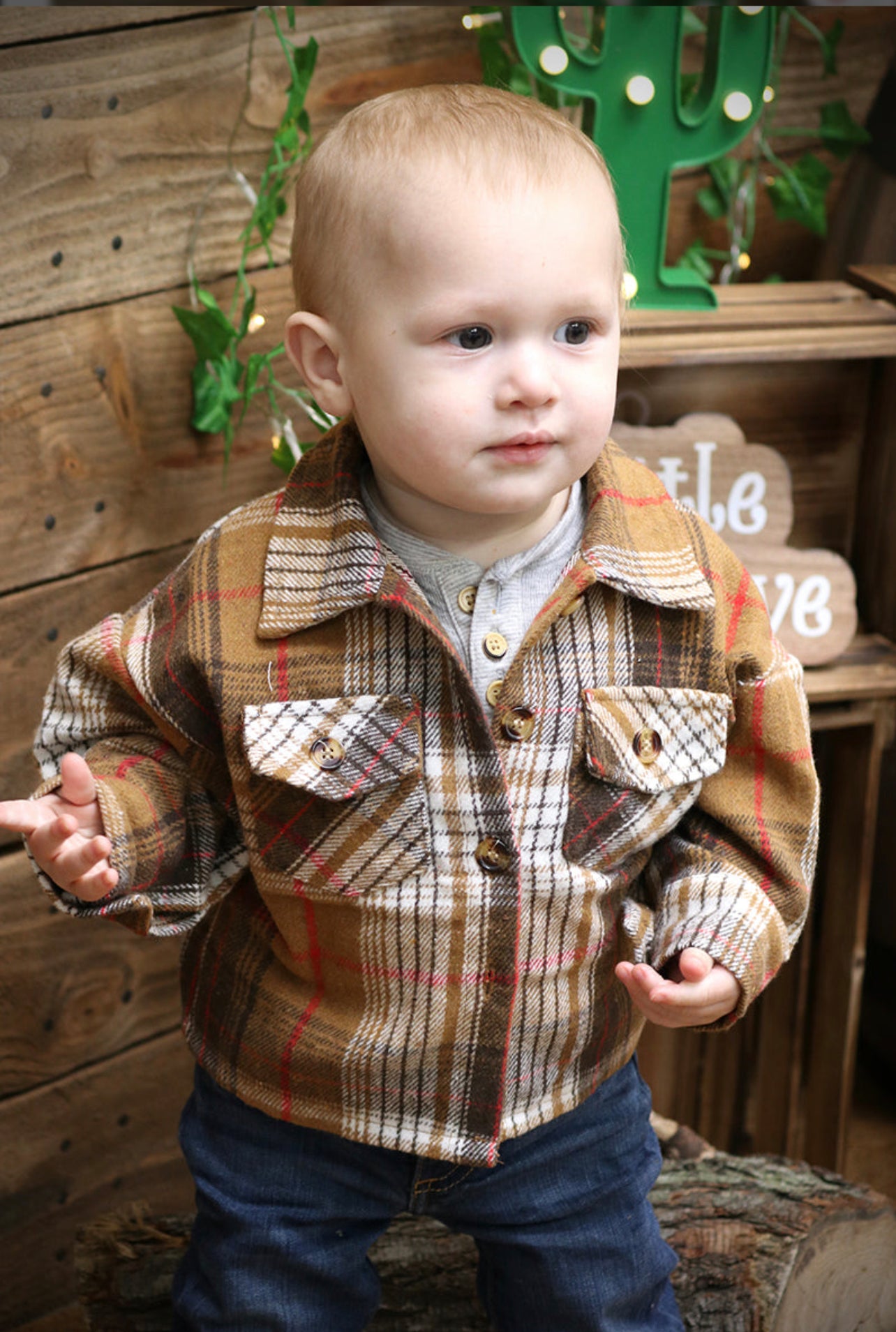 Brown Plaid Flannel