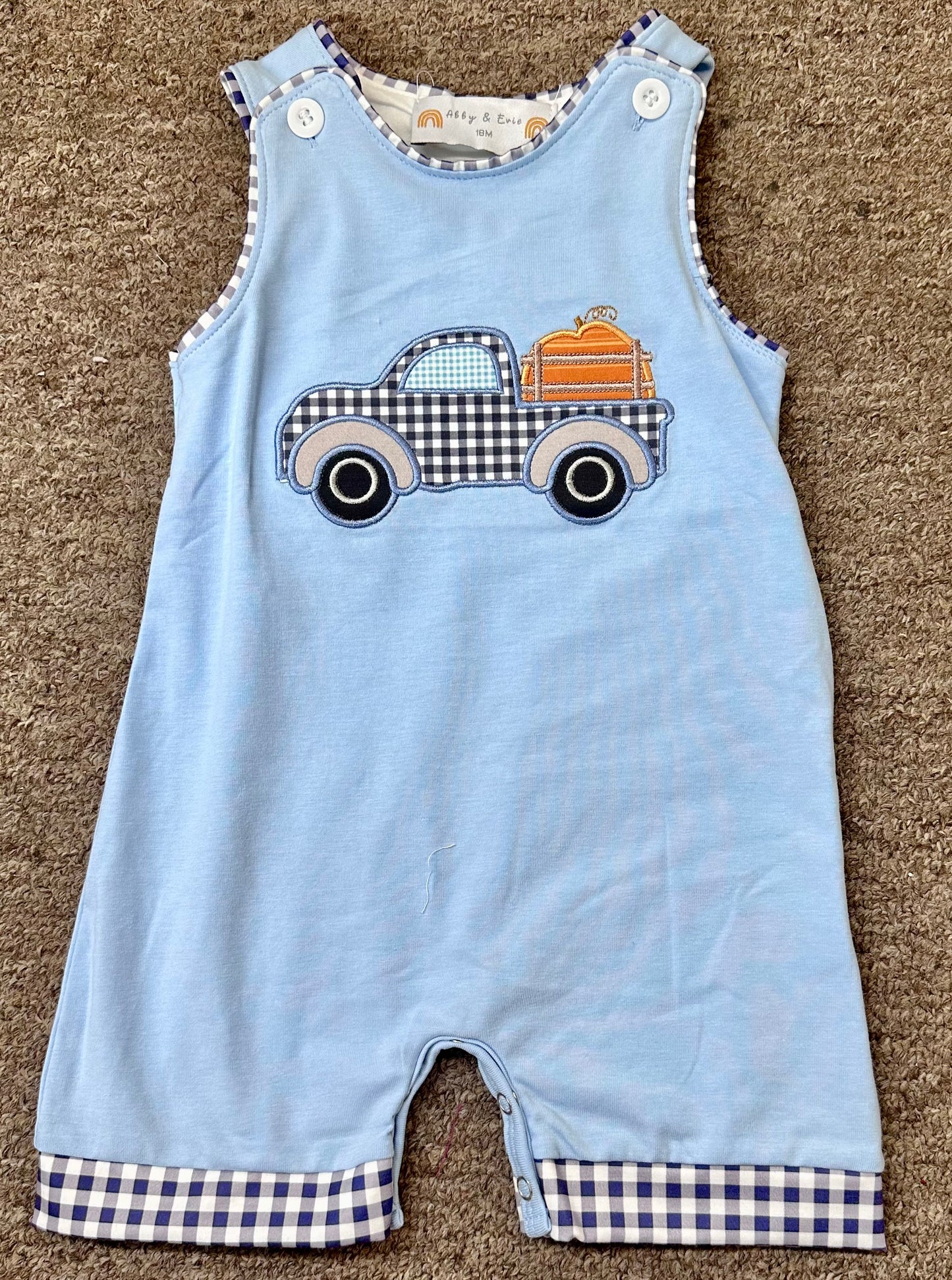 Pumpkin Truck Appliqué JonJon