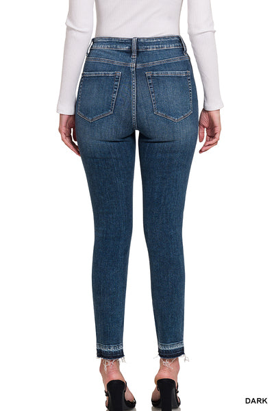 High Rise Cropped Skinnies
