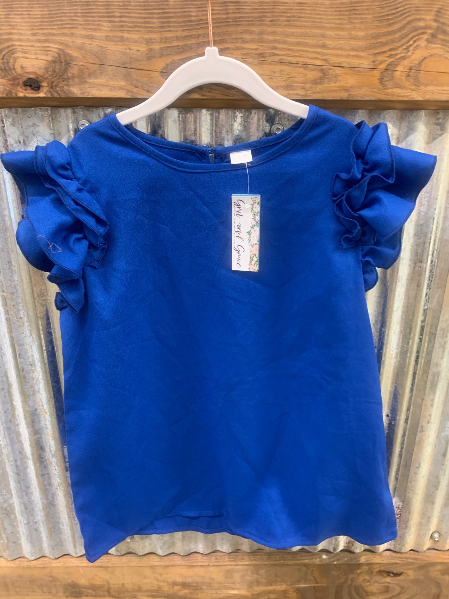 Ruffle Sleeve Top