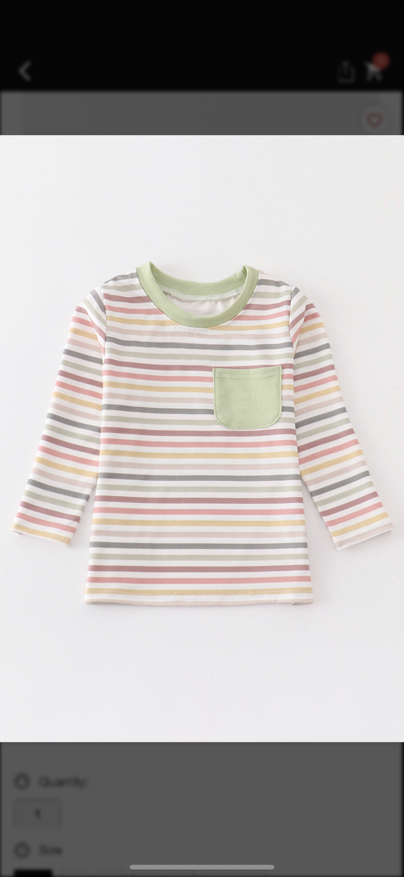Stripes pocket Tee