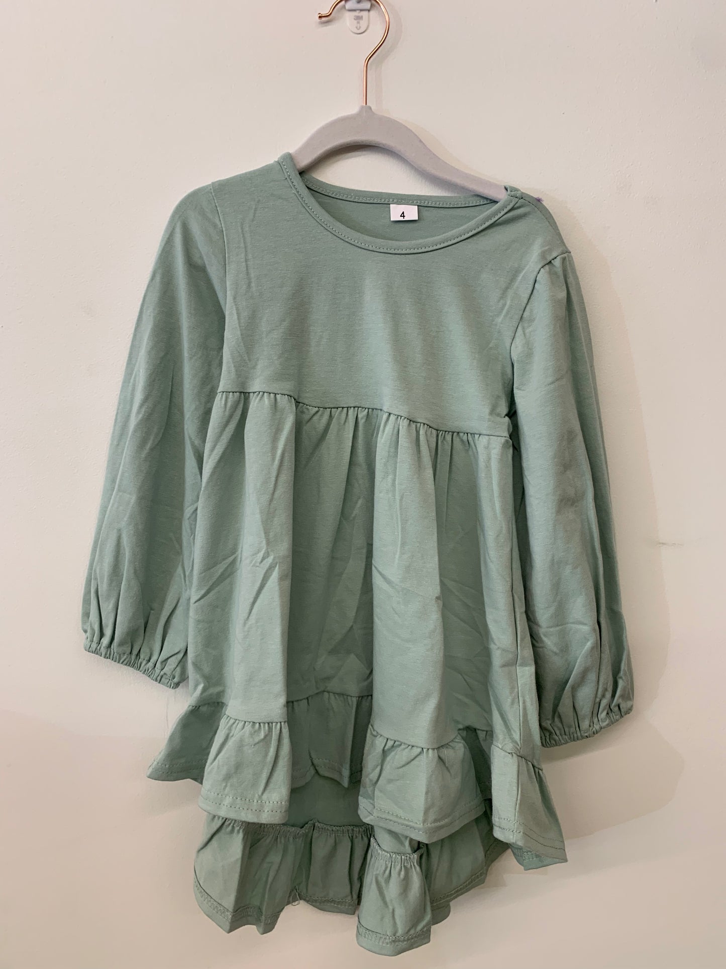 Long Sleeve Ruffled Top