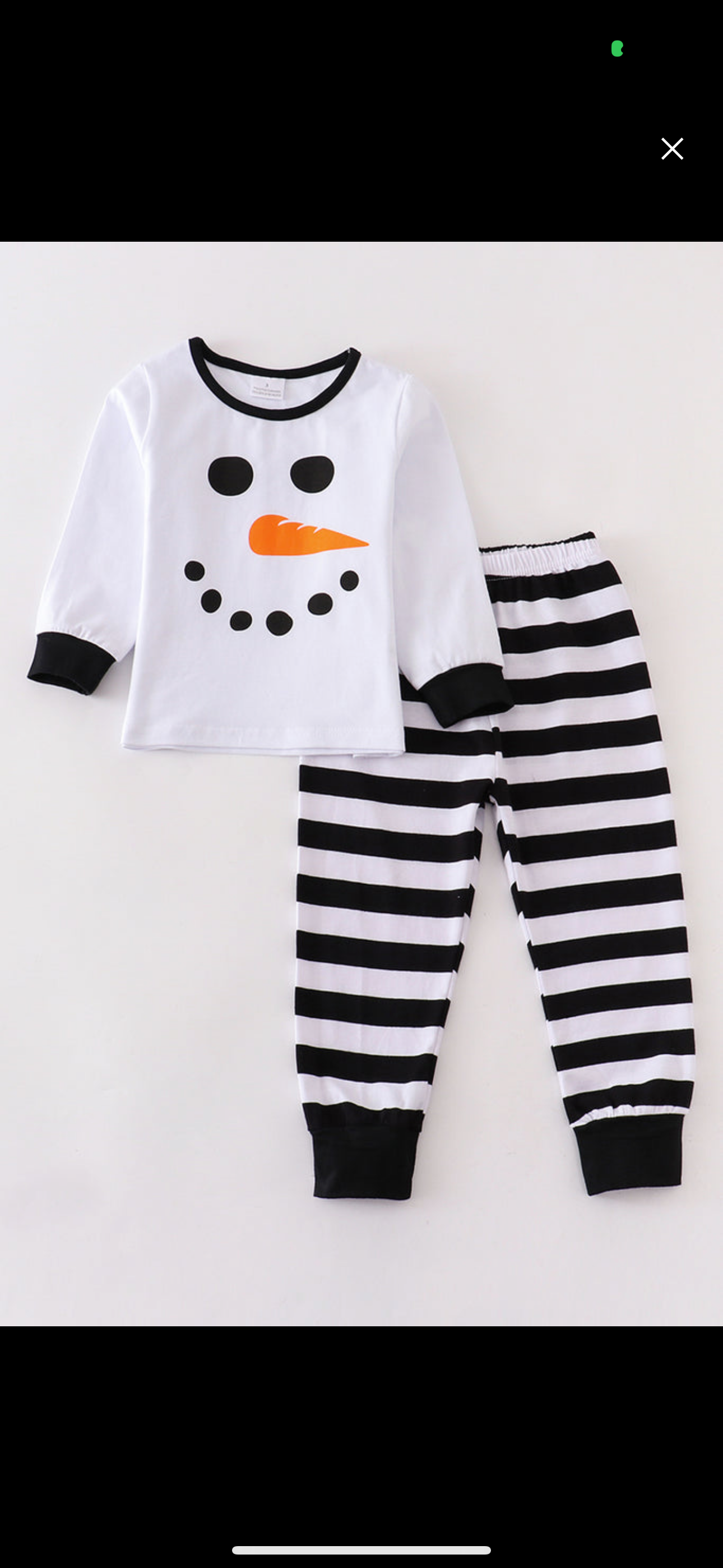 Snowman Boys PJs