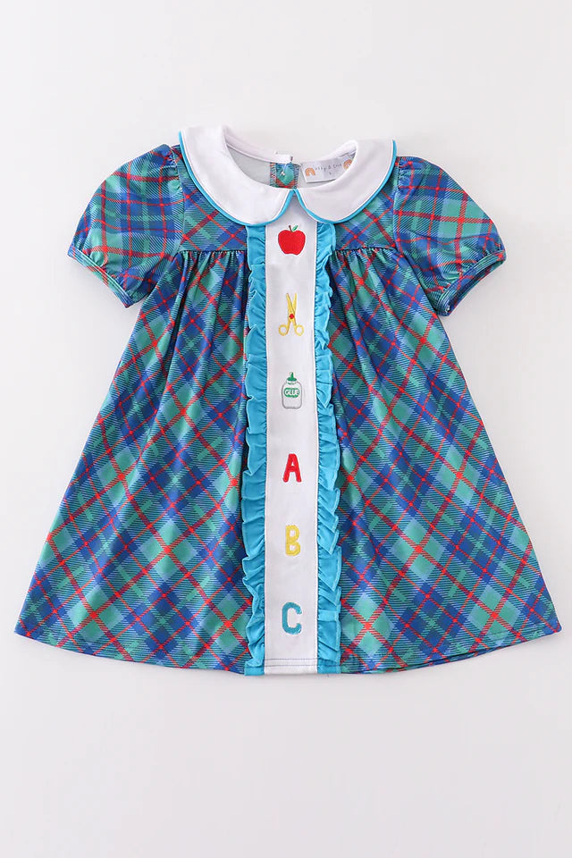 Teal ABC Dress