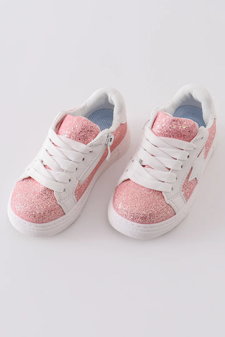 Pink Glitter Star Shoes