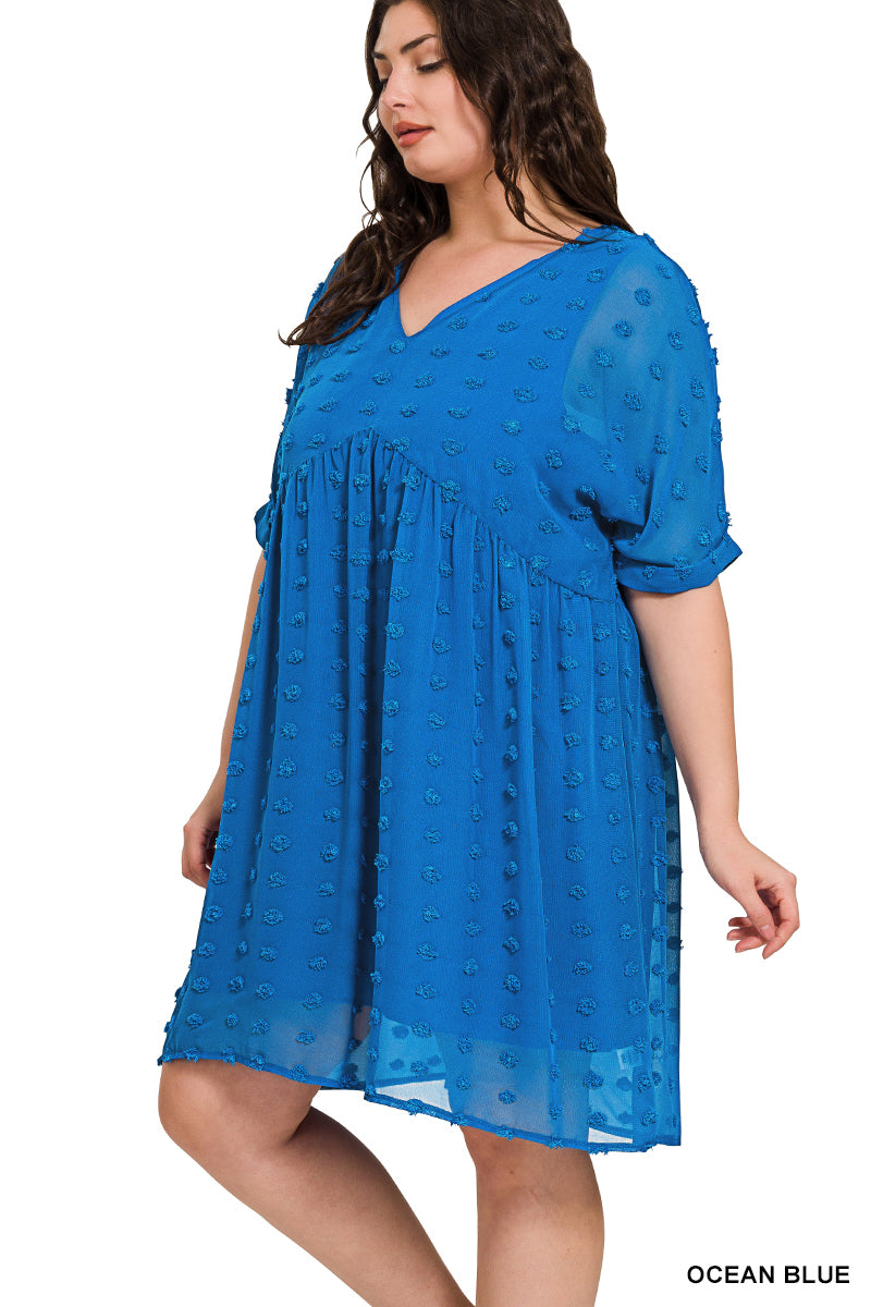 Swiss Dot Dress+
