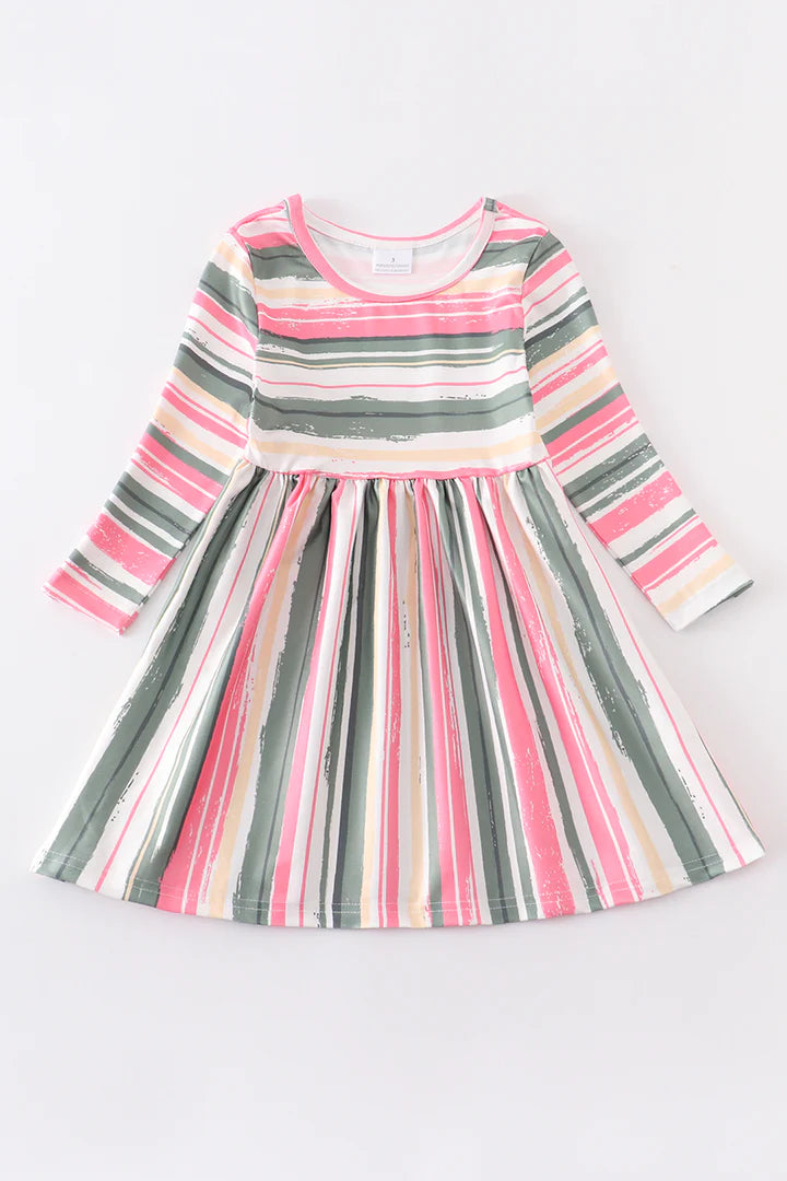 Bright Stripe Dress