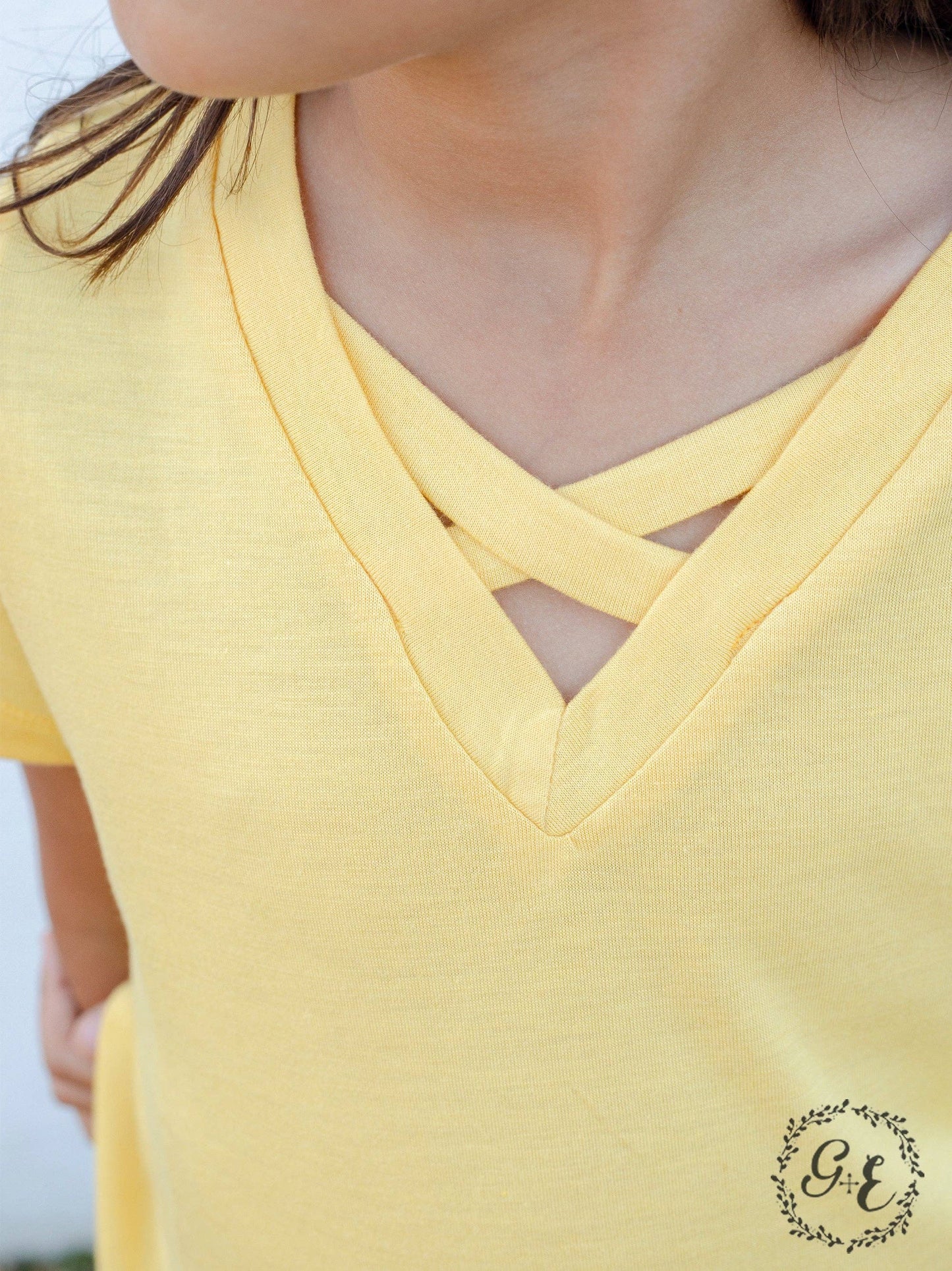 Tangled V-Neck Top