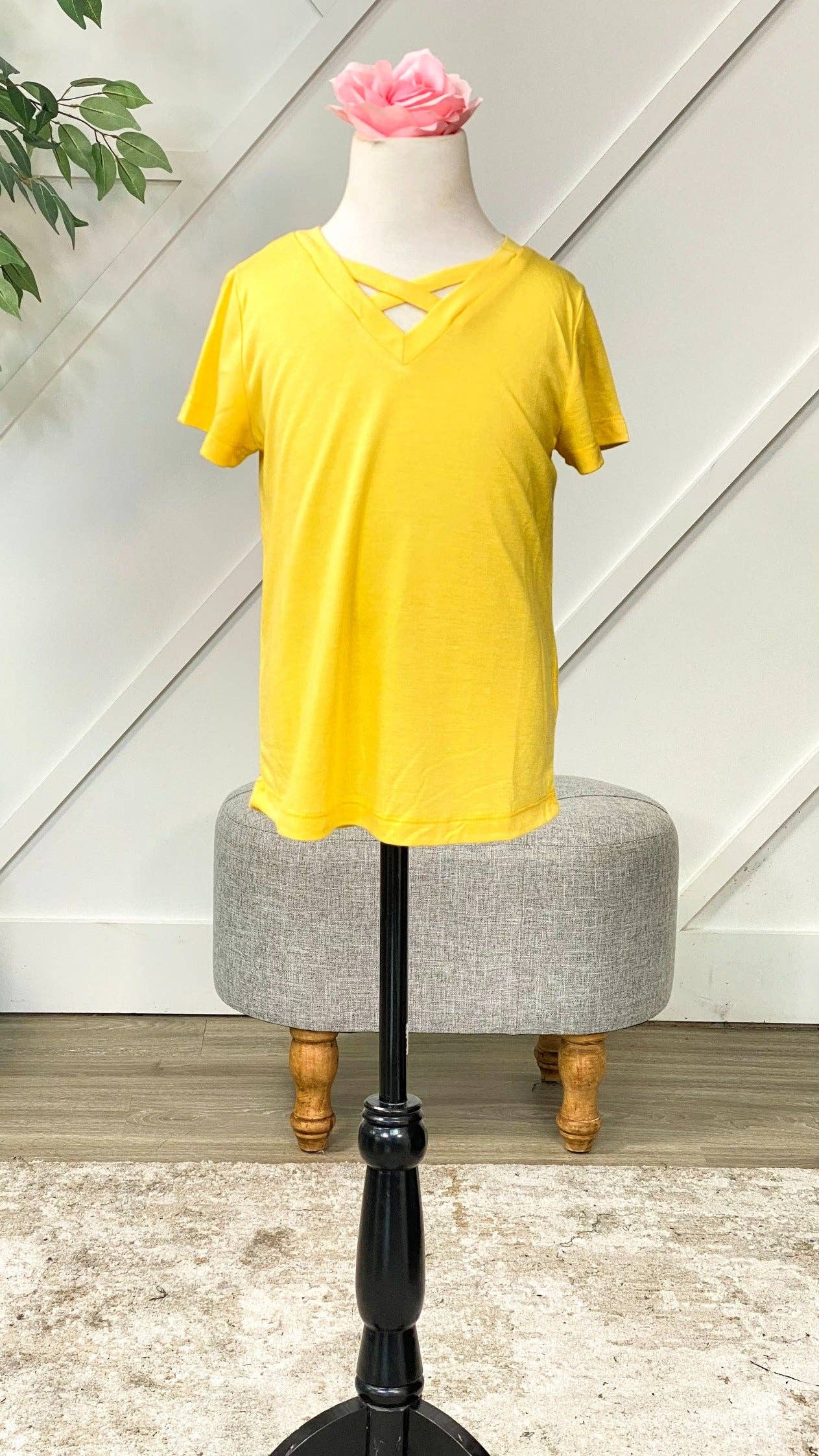 Tangled V-Neck Top