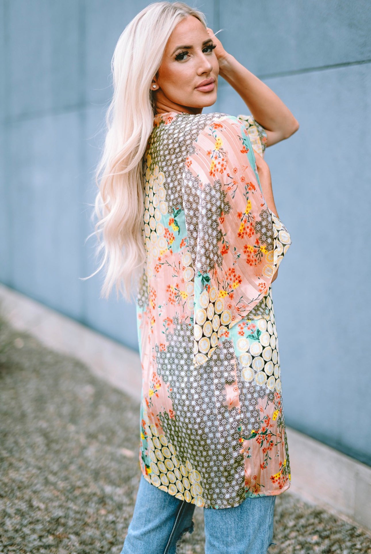 Floral Sheer Kimono