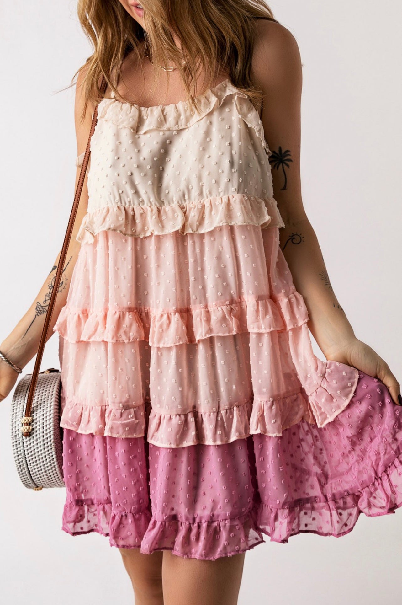 Ombré Swiss Dot Dress