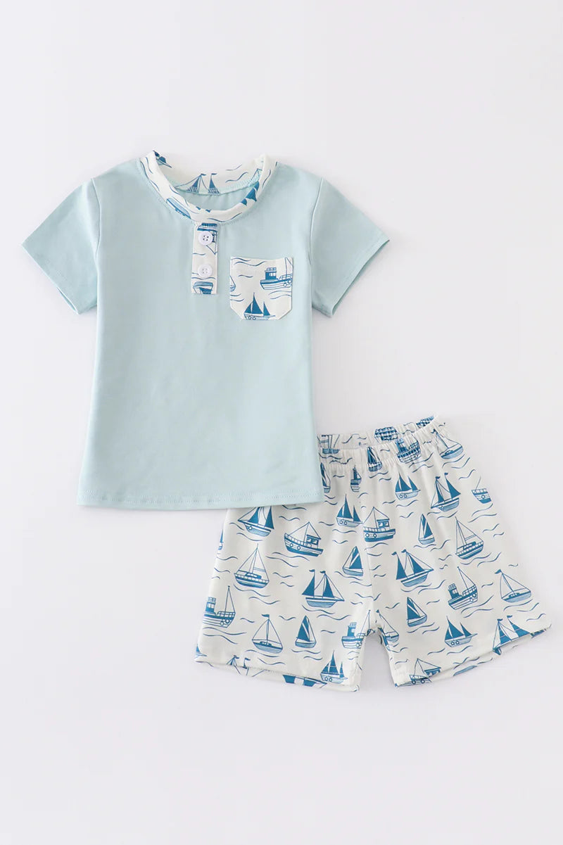 Green Sailboat Outfit