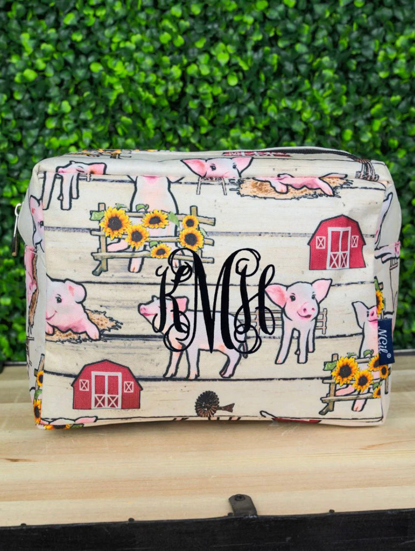 Getting Piggy With It Cosmetic Case