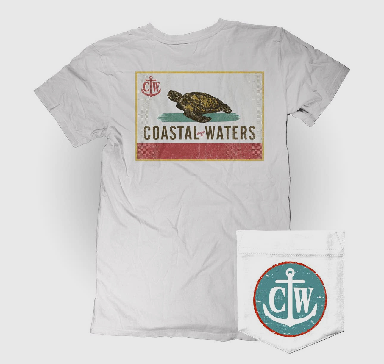 Coastal-fornia Pocket Tee