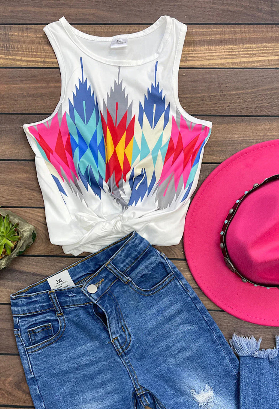 Aztec Tank Top