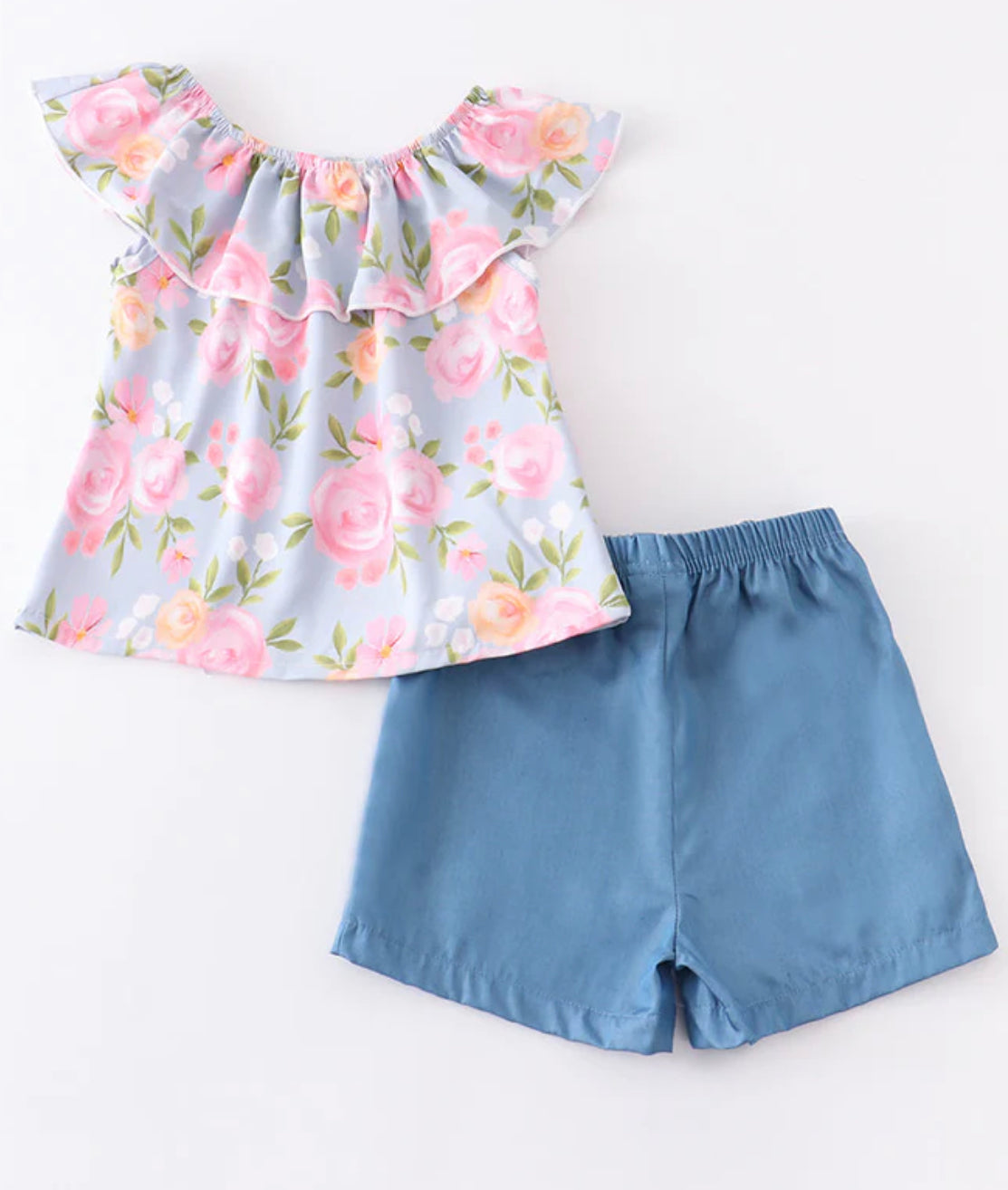 Blue Floral Outfit