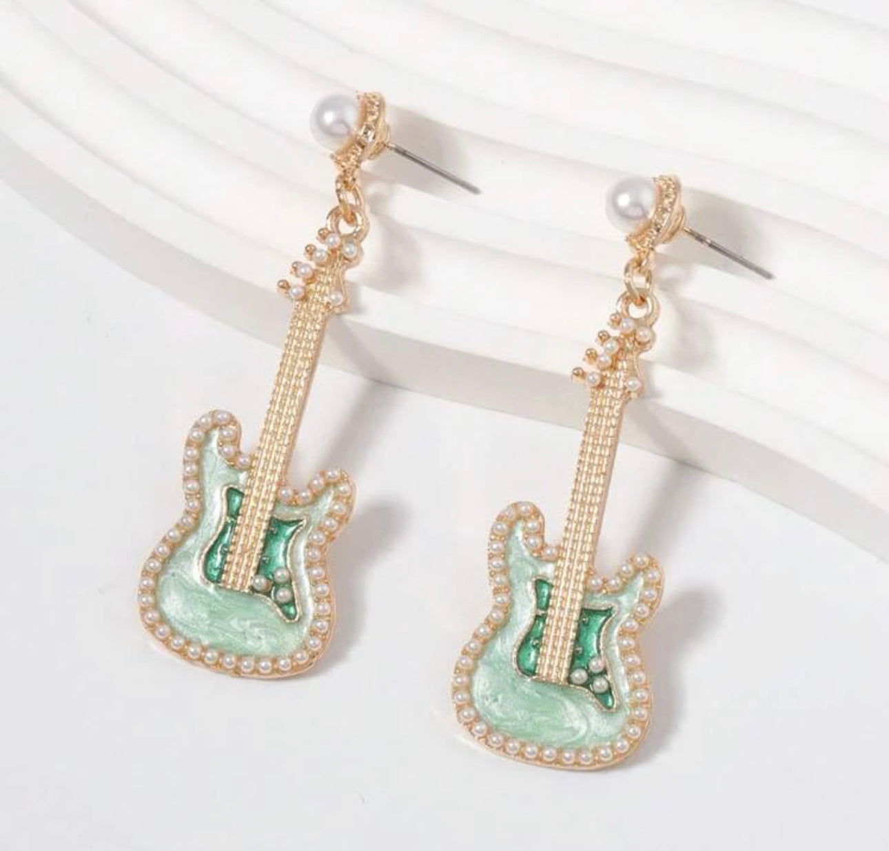 Guitar Earrings
