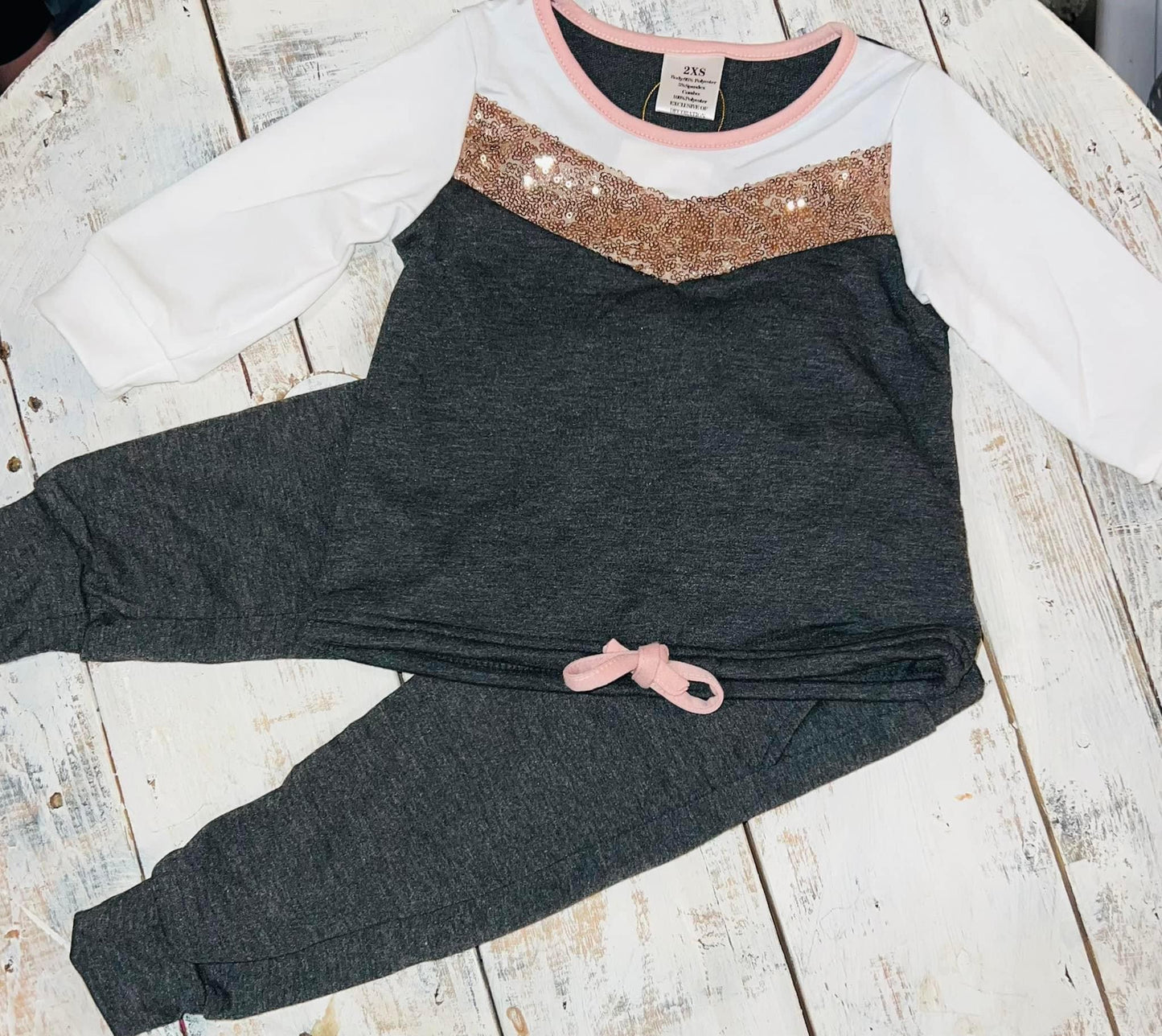 Rose Gold Jogger Set