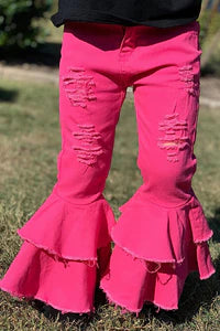 Hot Pink Destroyed Bells