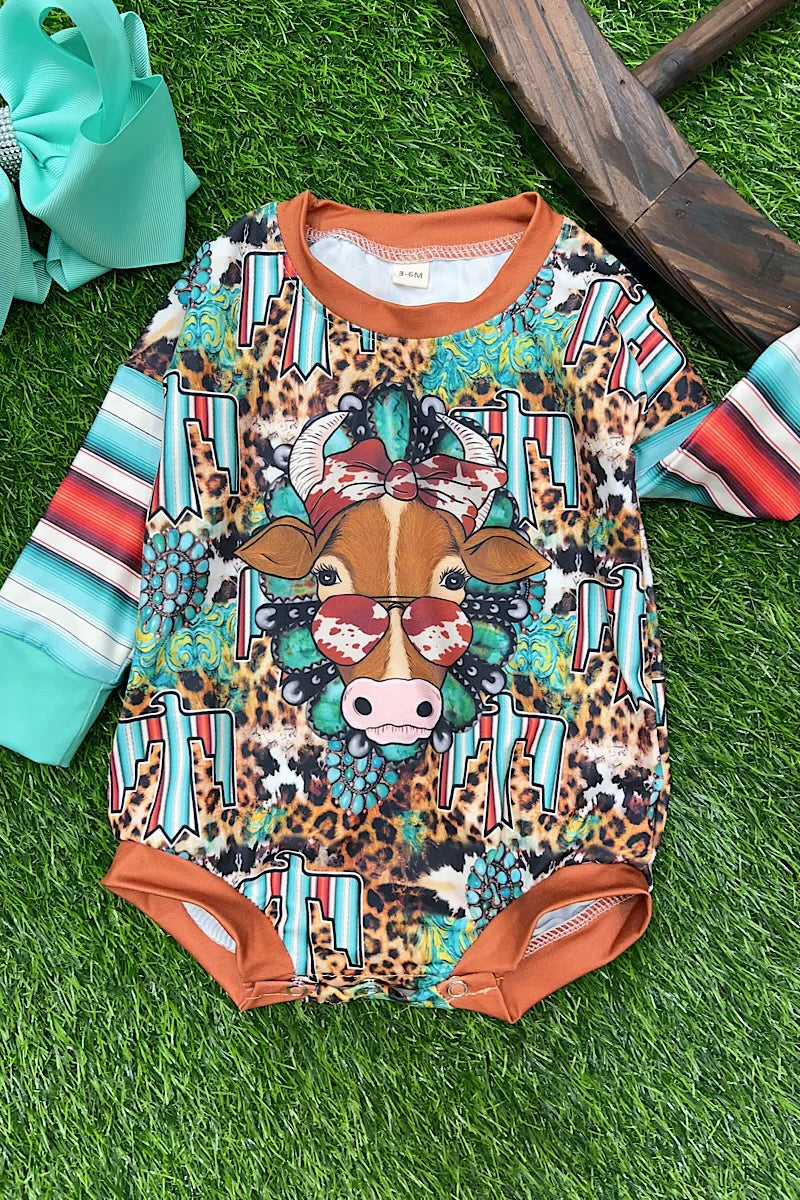 Fancy Cow Romper