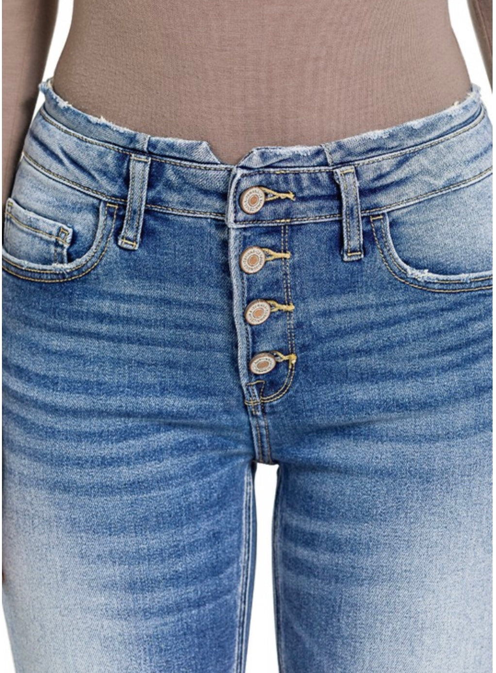 Button Fly Jeans