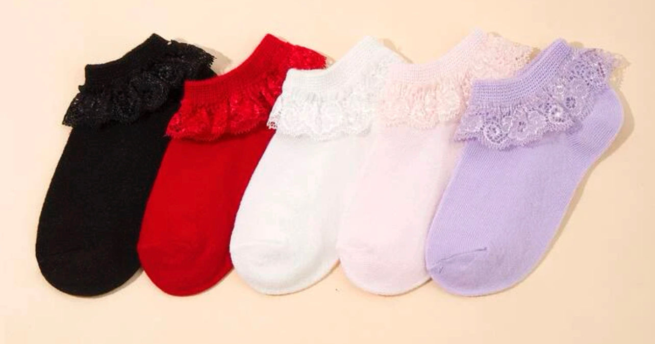 Lace Trim Socks