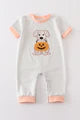 Halloween Puppy Applique Romper