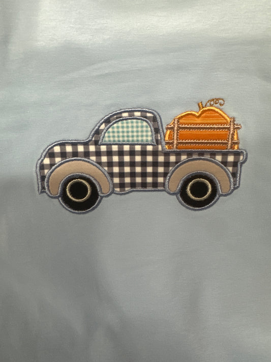 Pumpkin Truck Appliqué JonJon