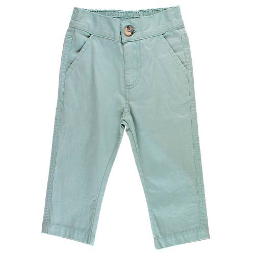 Antique Blue Straight Chino Pants