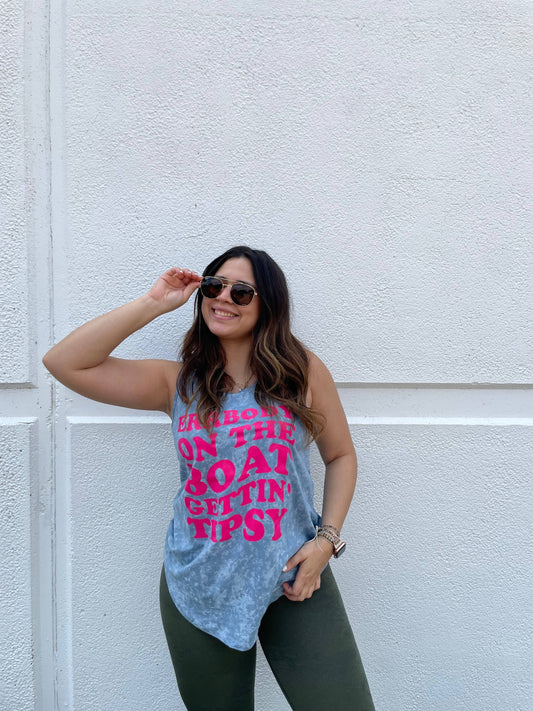 Errbody On The Boat Gettin' Tipsy Tank