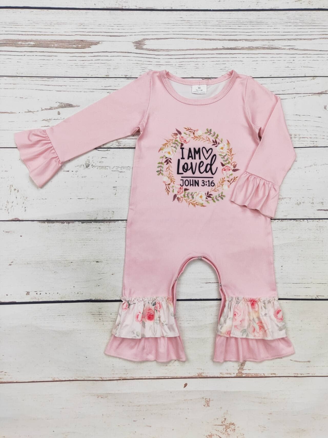 I Am Loved Baby Romper