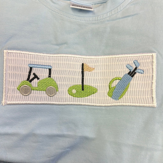 Golf applique Shirt