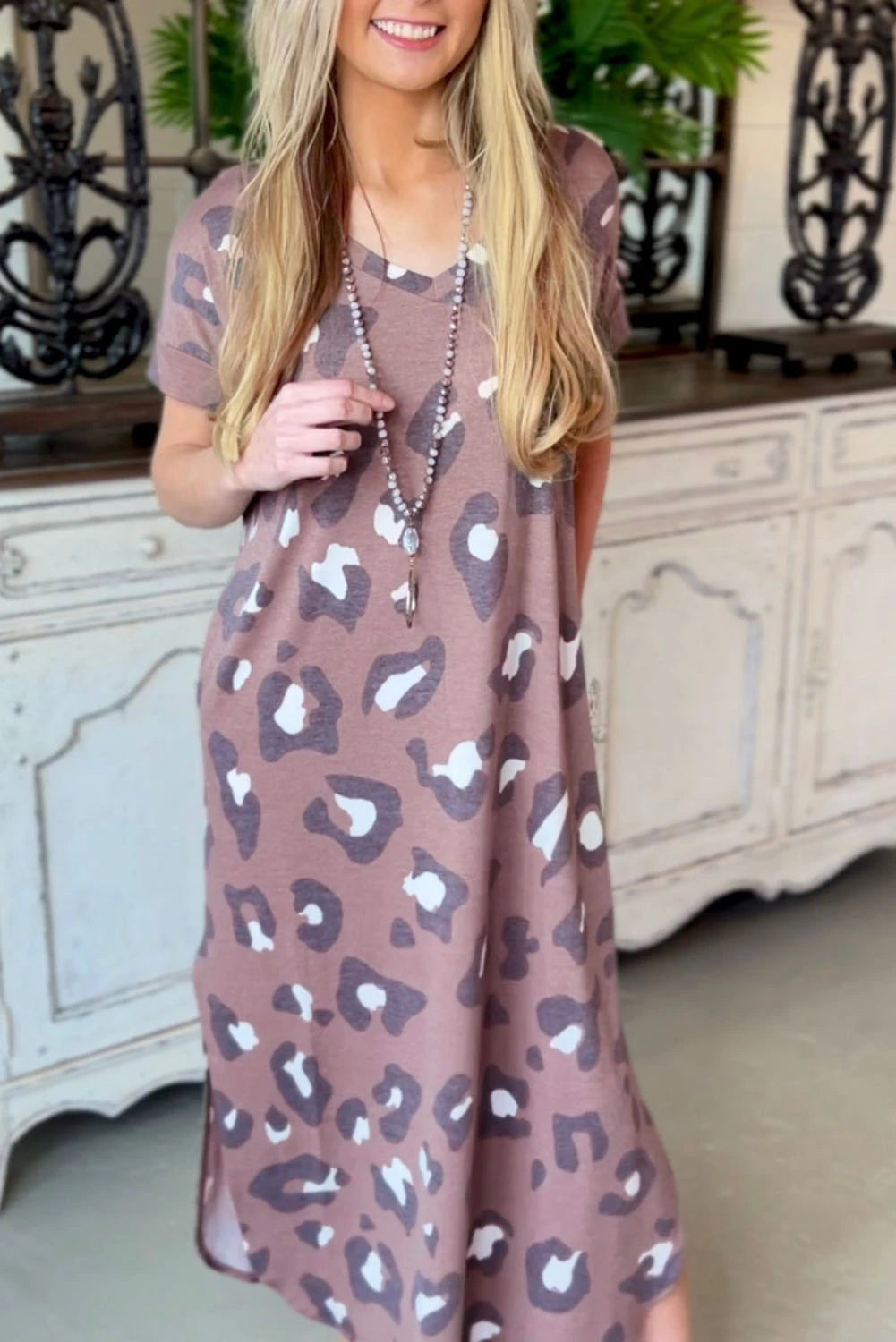 Leopard Maxi Dress