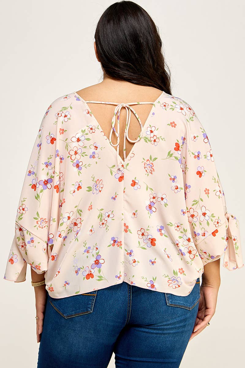 Floral Dolman Blouse