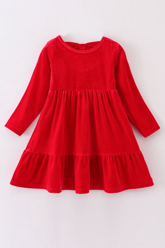 Velvet Tiered Dress