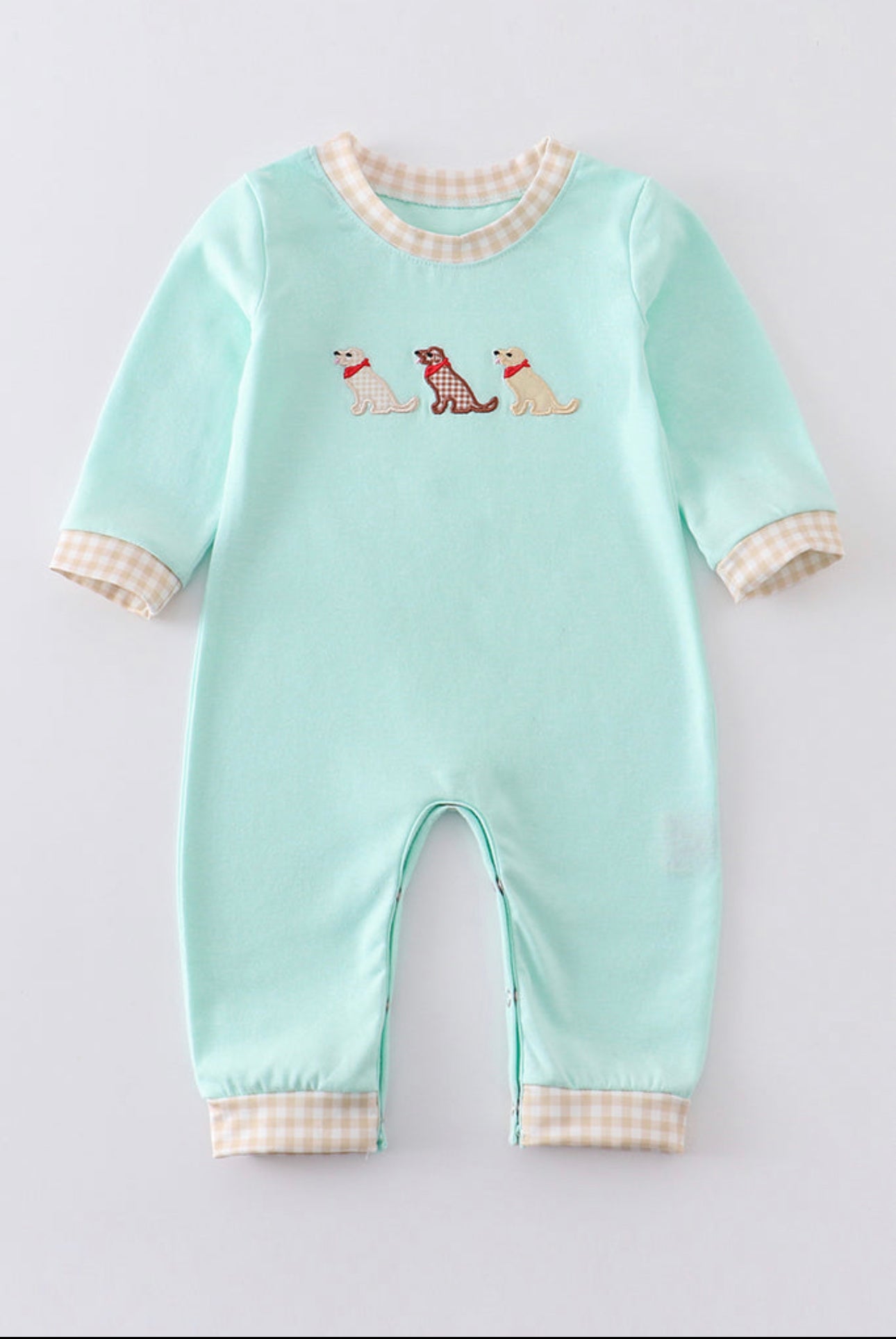 3 Sitting Dogs Romper